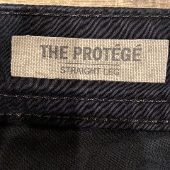 AG JEANS THE PROTEGE STRAIGHT LEG Black Pant 34x34 - Picture 7 of 8